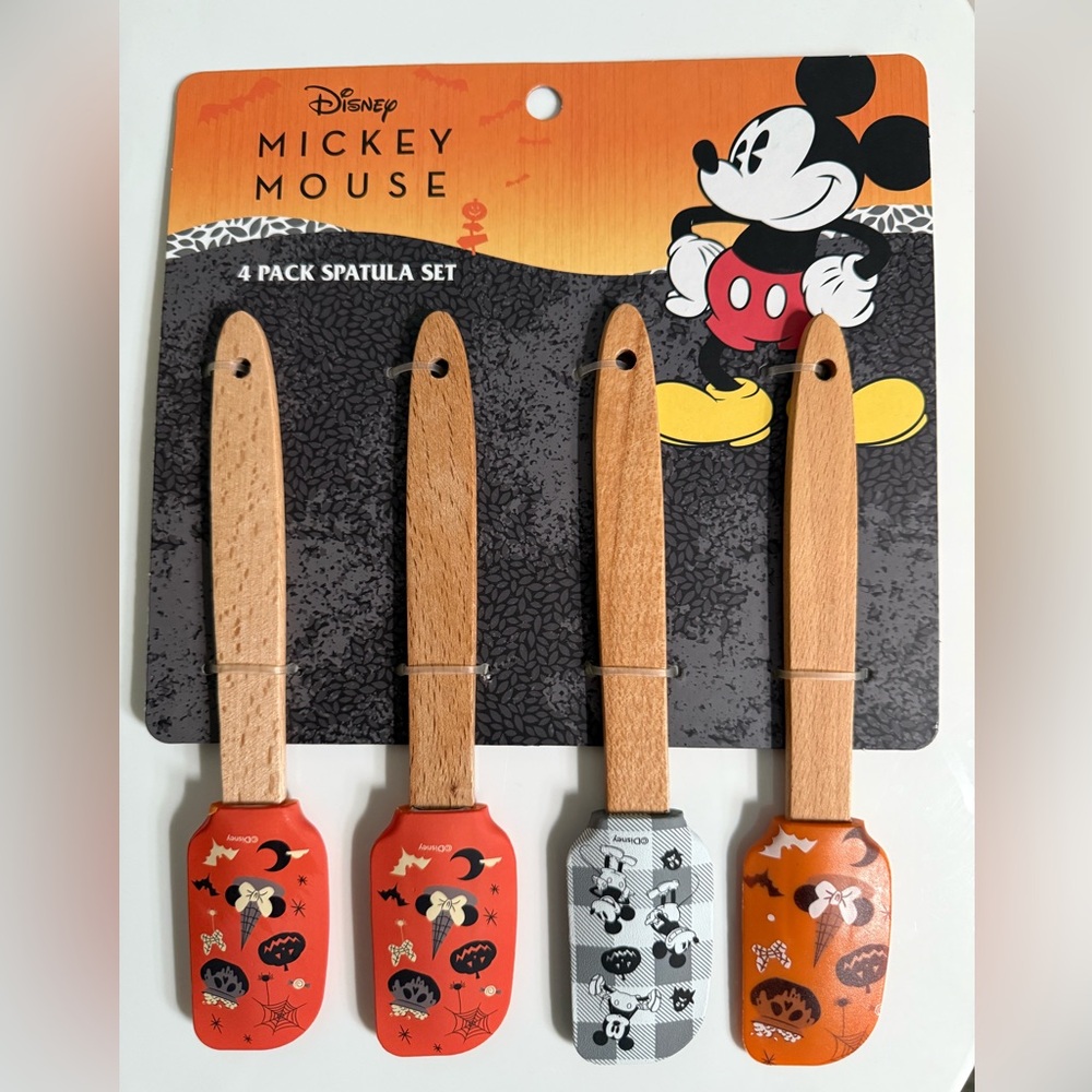 Disney Mickey Mouse Halloween 4 Piece Spatula Set